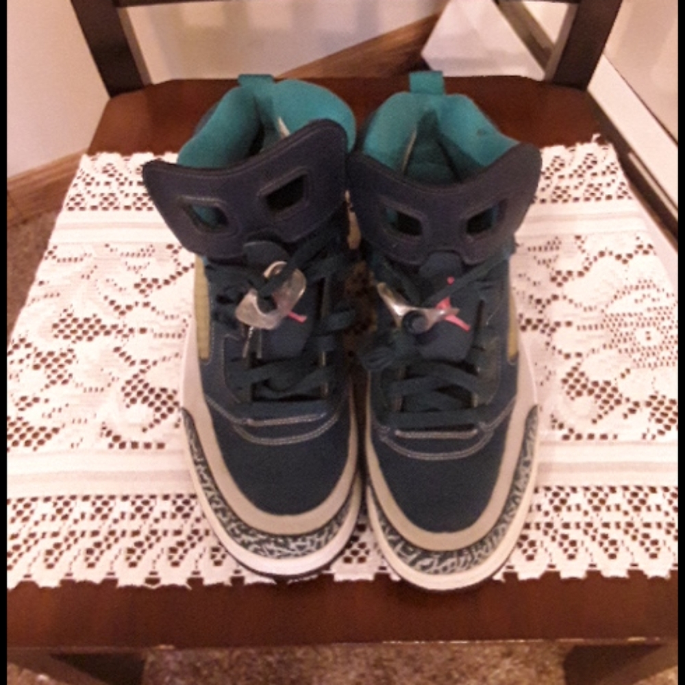 Men's spizikes space blue jordans
